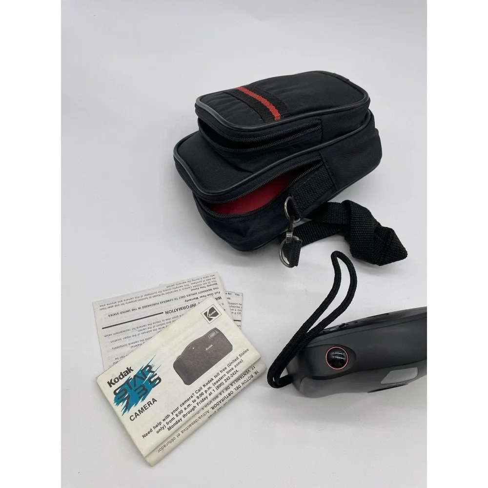 Kodak Star 735  Camera Built-in Flash 35mm  UNTESTED‎ With Bag Instructions